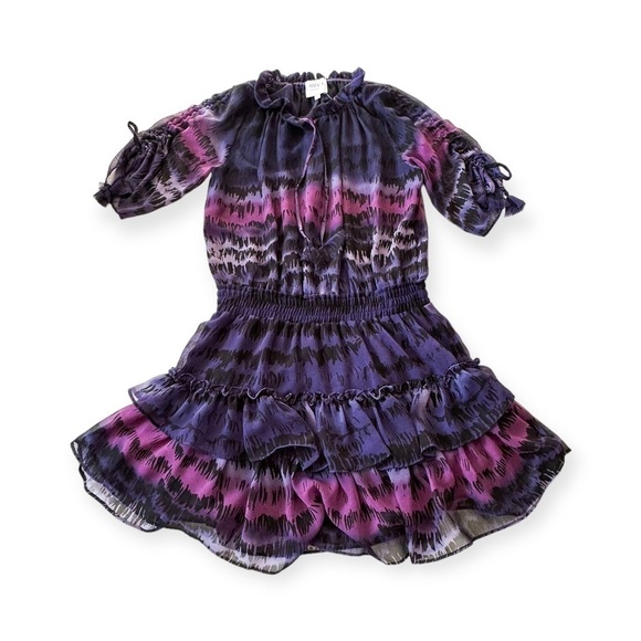 Misa Los Angeles Becca Dress Purple Tie Dye, Size Small‎ - Picture 4 of 16
